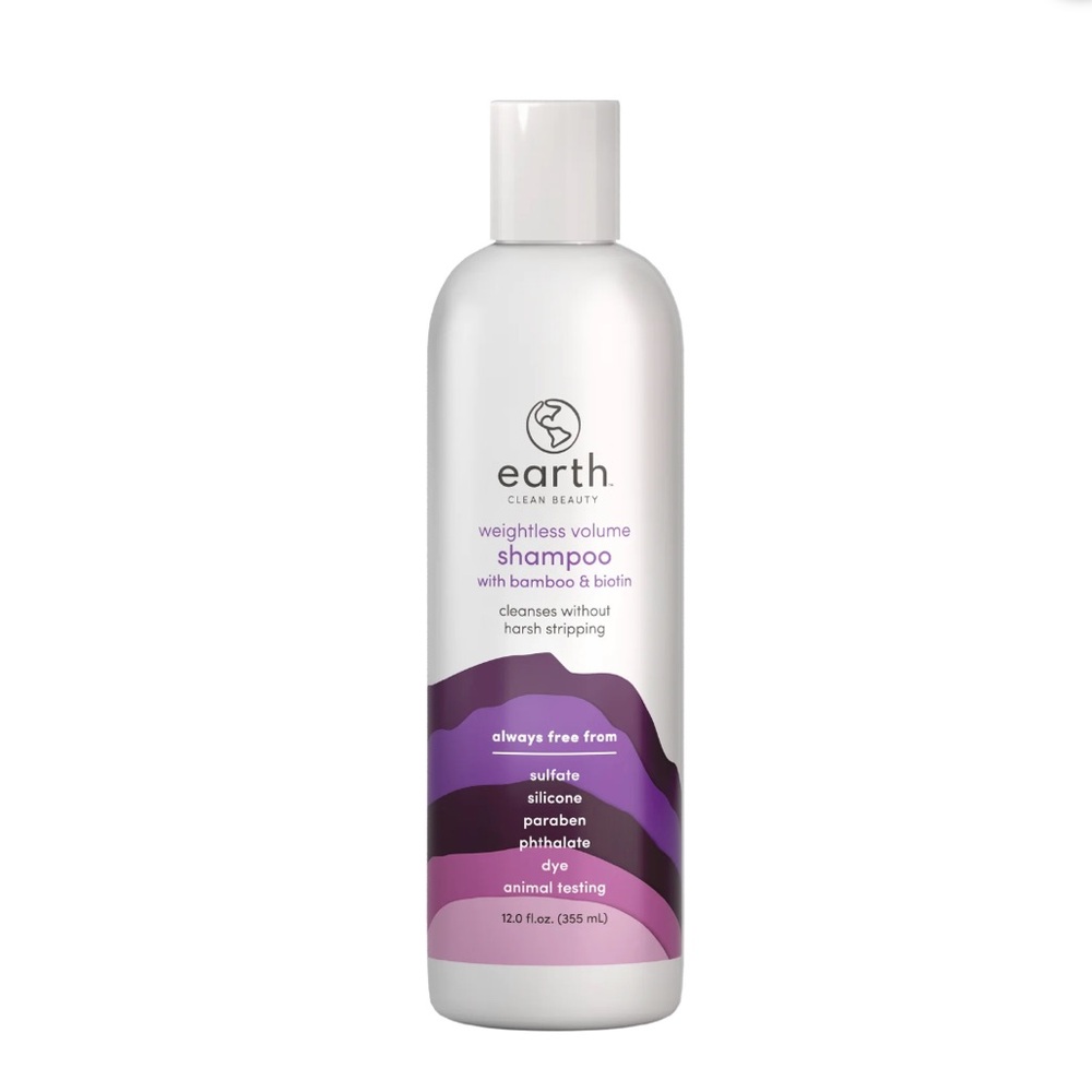 Earth Clean Beauty Weightless Volume Shampoo + Conditioner W/ Bamboo & Biotin - Picture 2 of 7